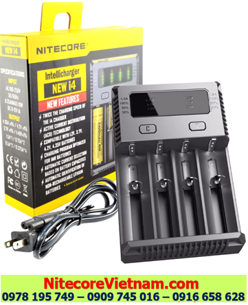 Máy sạc Nitecore New i4 | CÒN HÀNG 